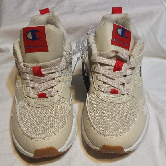 Champion Cream and Red Sneakers with Chunky Design - Picture 1 of 4